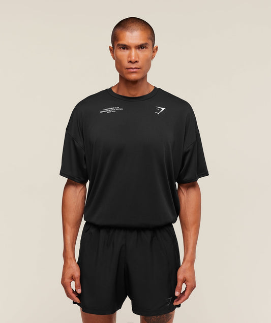 Gymshark Conditioning Club Oversized T-Shirt - Black