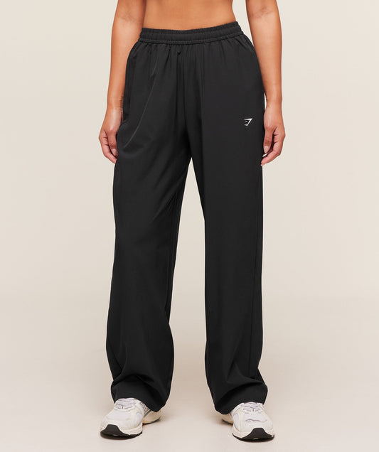 Gymshark Training Everyday Woven Straight Leg Pants - Black