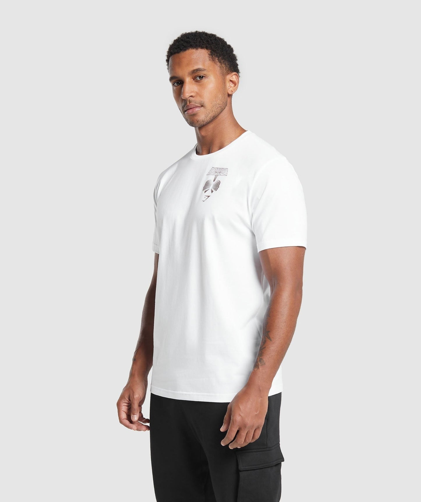 Gymshark Hybrid Wellness T-Shirt - White