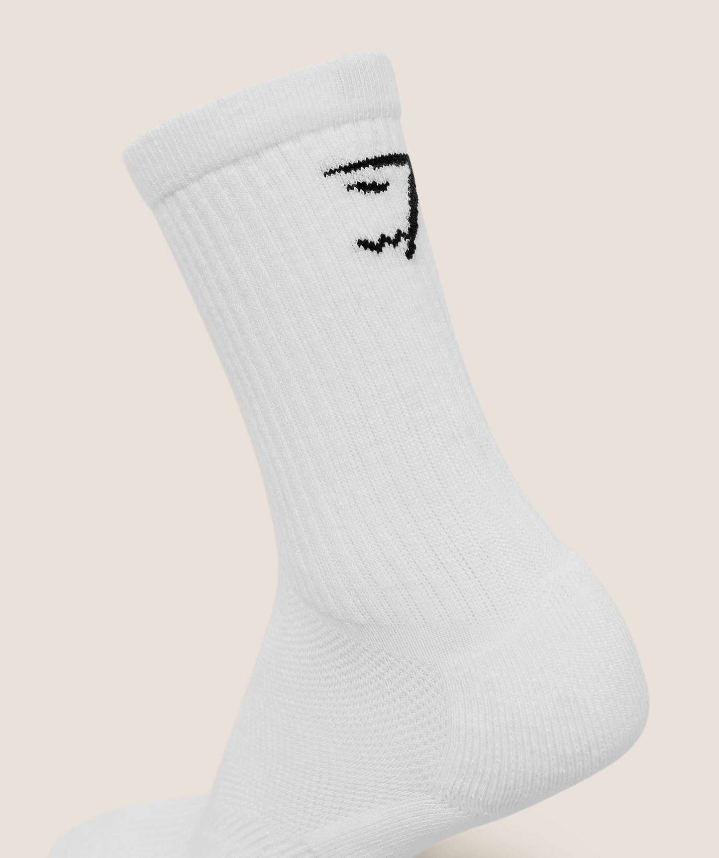 Gymshark Performance Crew Socks 3pk - GS White