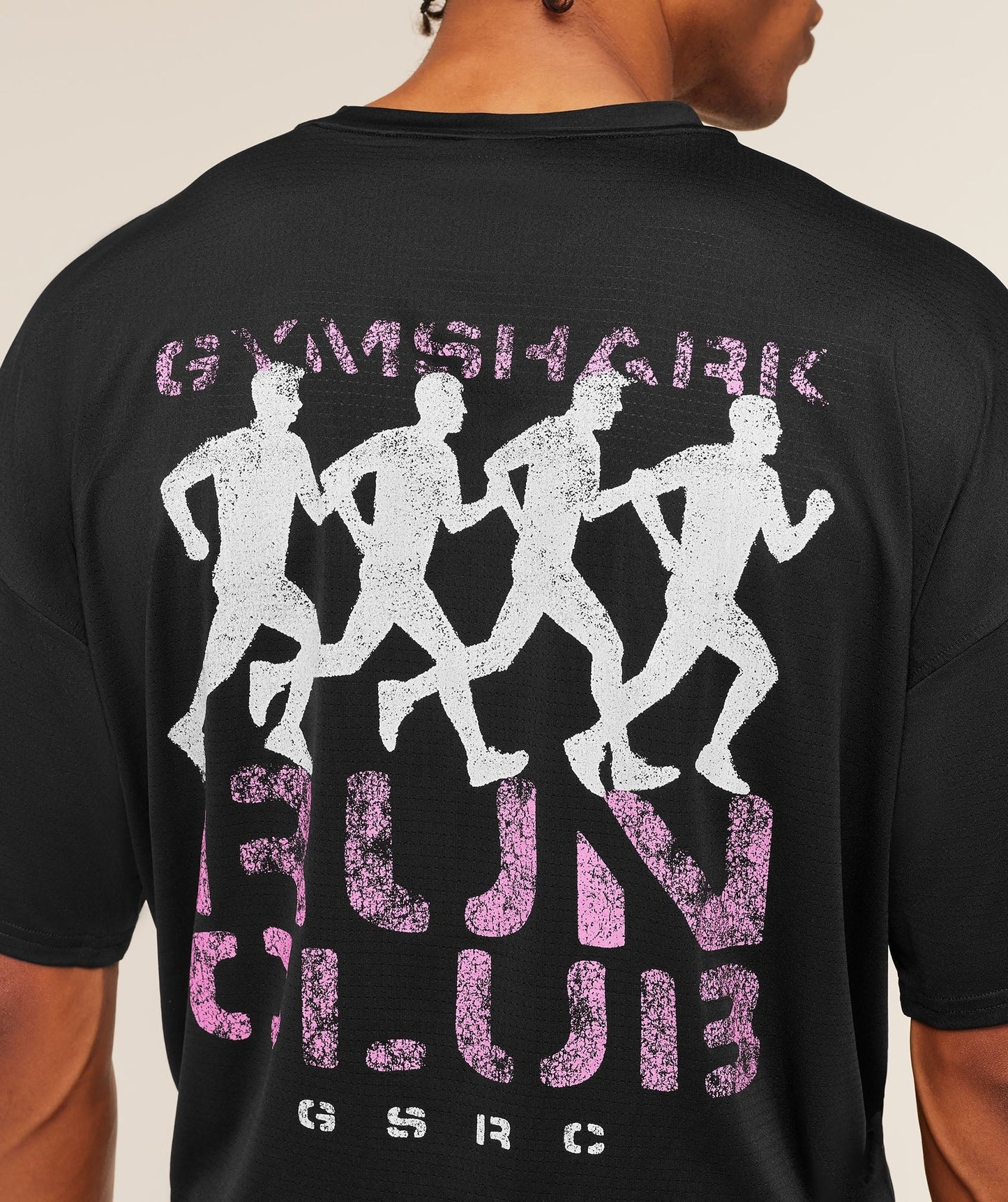 Gymshark GSRC Stencil Graphic T-Shirt - Black