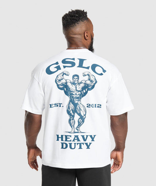 Gymshark Heavy Duty T-Shirt - White