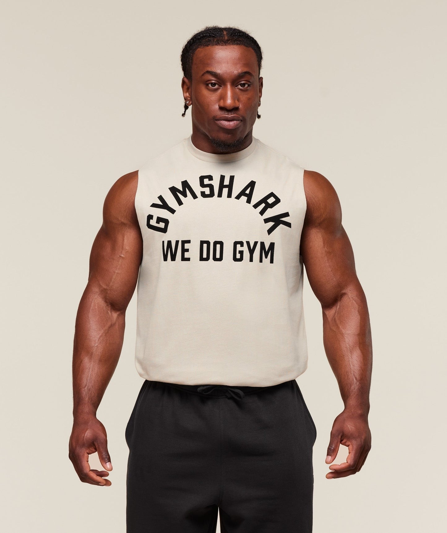 Gymshark We Do Gym Tank - Pebble Grey