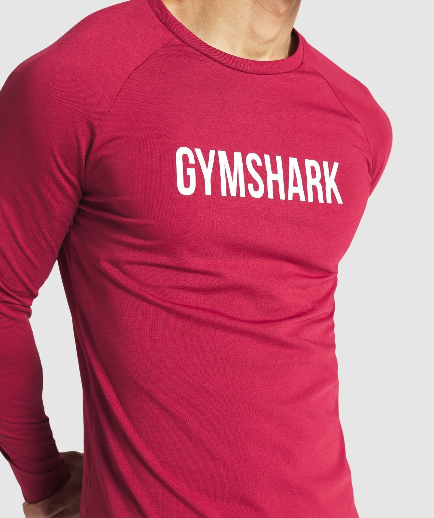 Gymshark Apollo Long Sleeve T-Shirt - Burgundy