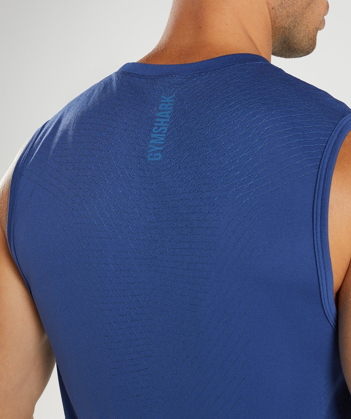 Gymshark Apex Seamless Tank - Stellar Blue/Lakeside Blue