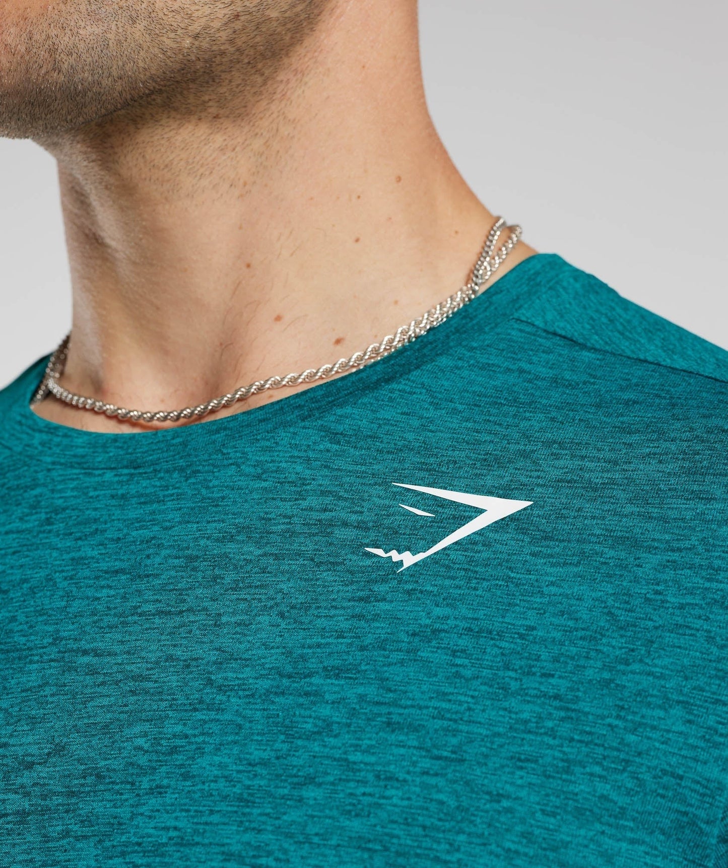 Gymshark Arrival Marl T-Shirt - Seafoam Blue/Deep Teal Marl