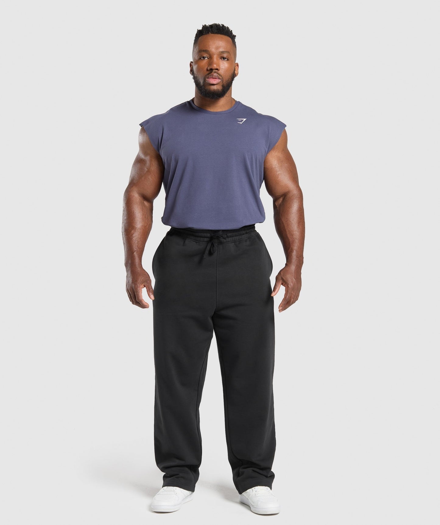 Gymshark Critical Cut Off Tank - Weighted Purple