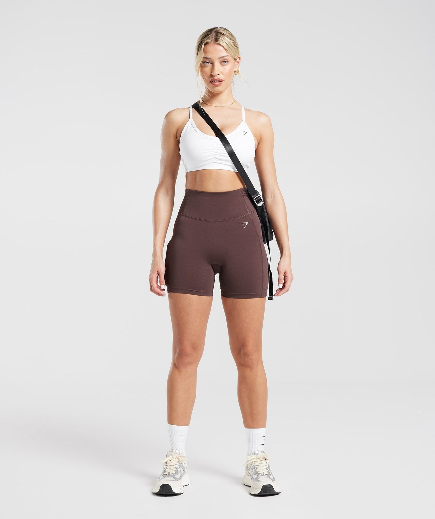 Gymshark Pocket Shorts - Chocolate Brown
