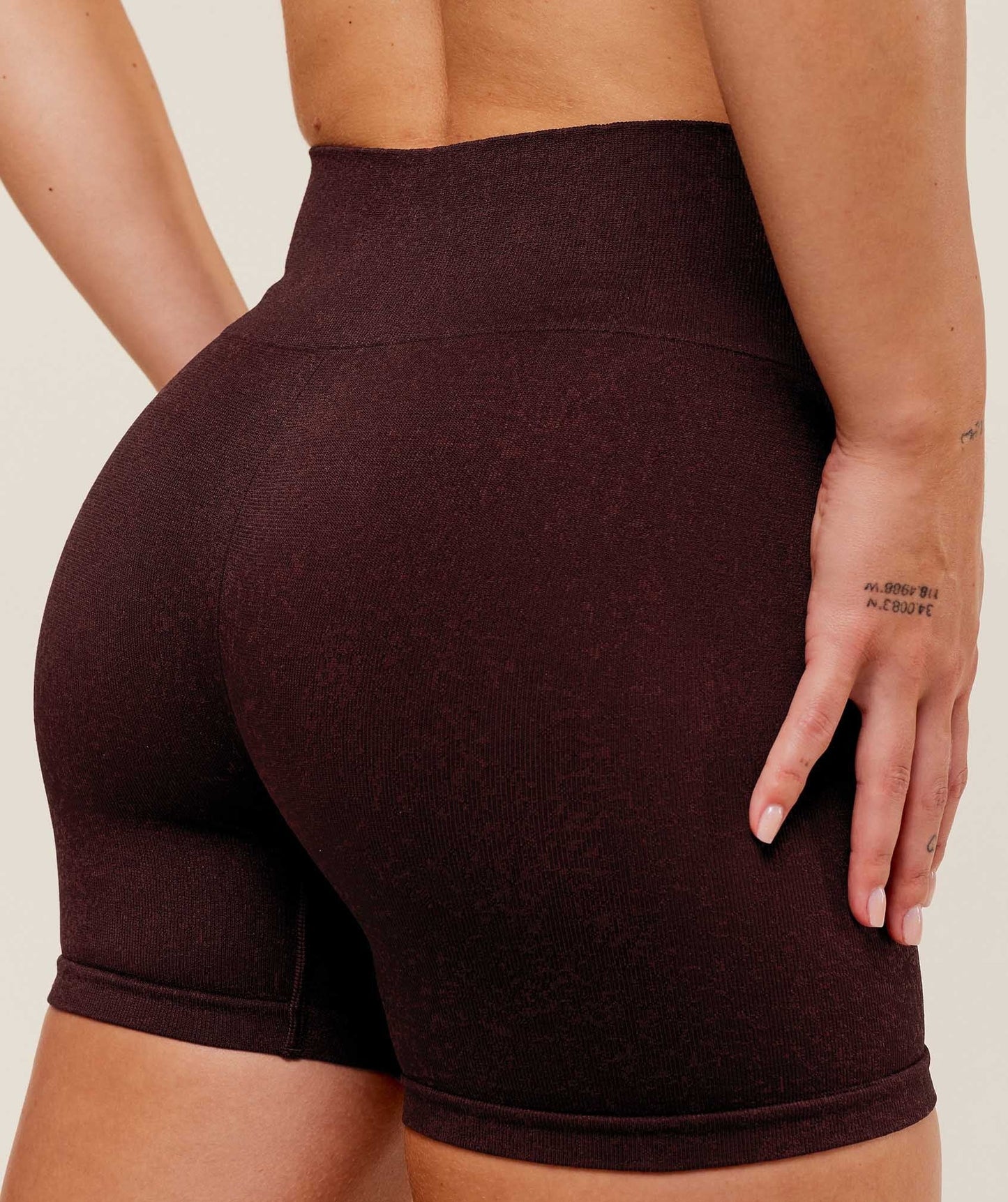 Gymshark Adapt Fleck Seamless Shorts - Cherry Purple/Rich Maroon