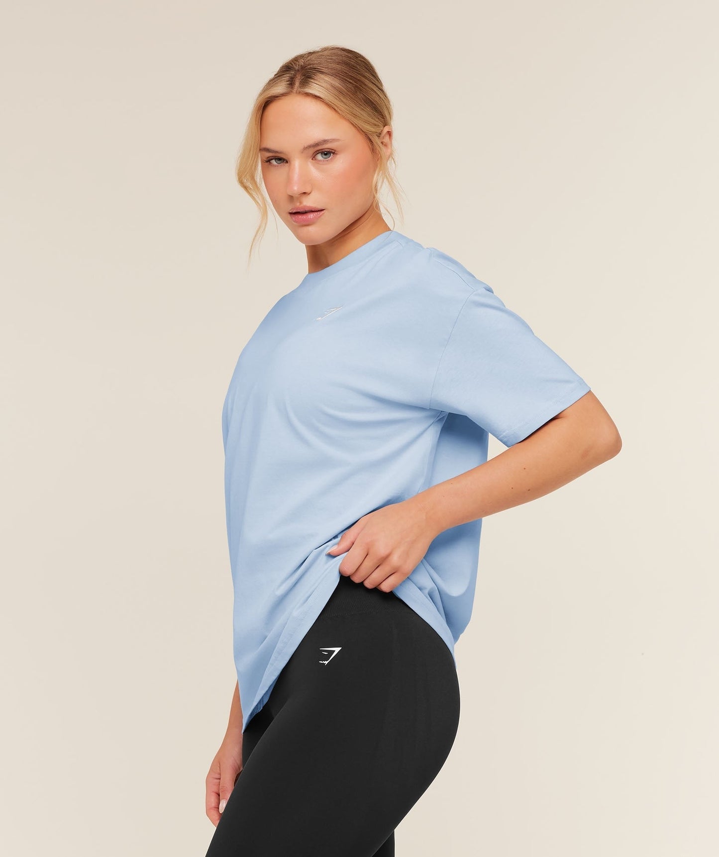 Gymshark Training Oversized T-Shirt - Chilled Blue