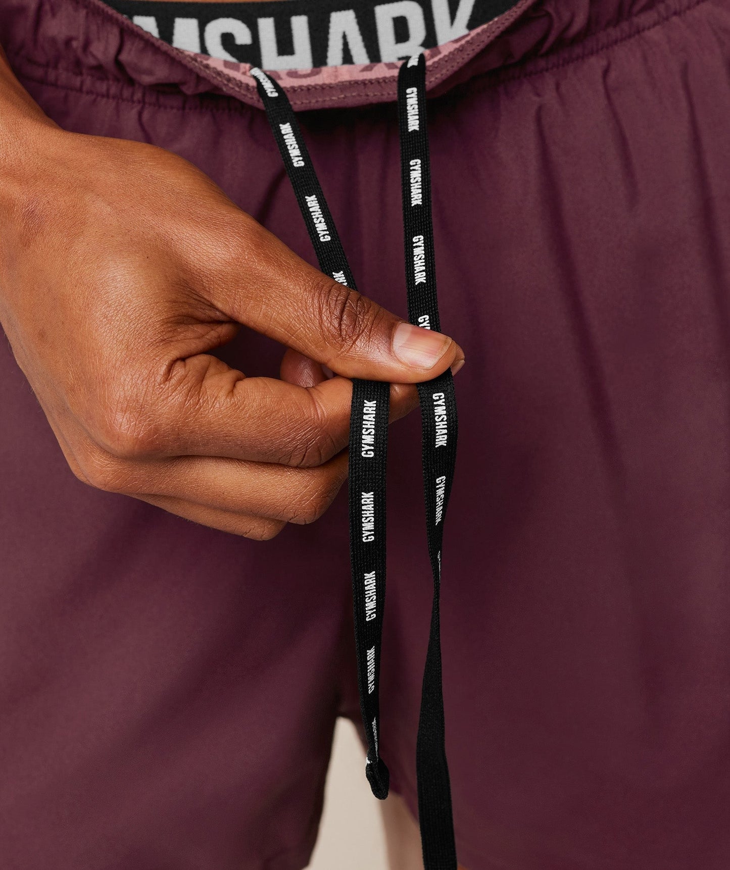 Gymshark Sport 5" 2 in 1 Shorts - Impact Burgundy/Reset Pink