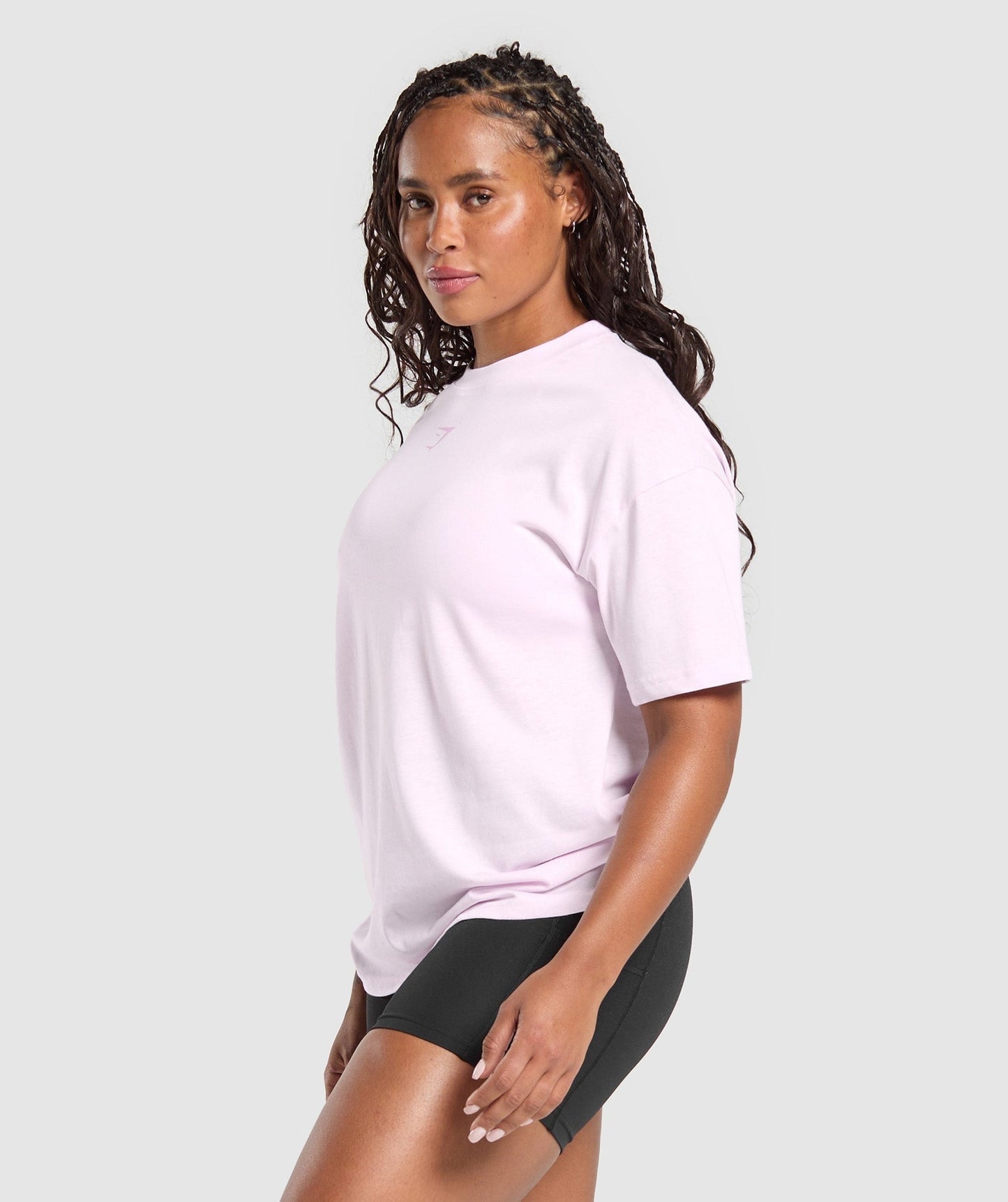 Gymshark GS Power Oversized T-Shirt - Ice Pink