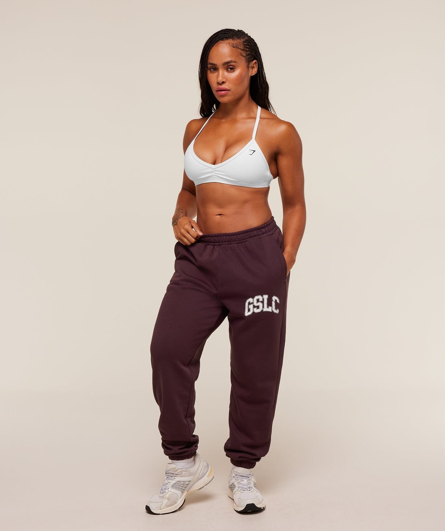 Gymshark GSLC Lifting Club Cuffed Joggers - Cherry Purple