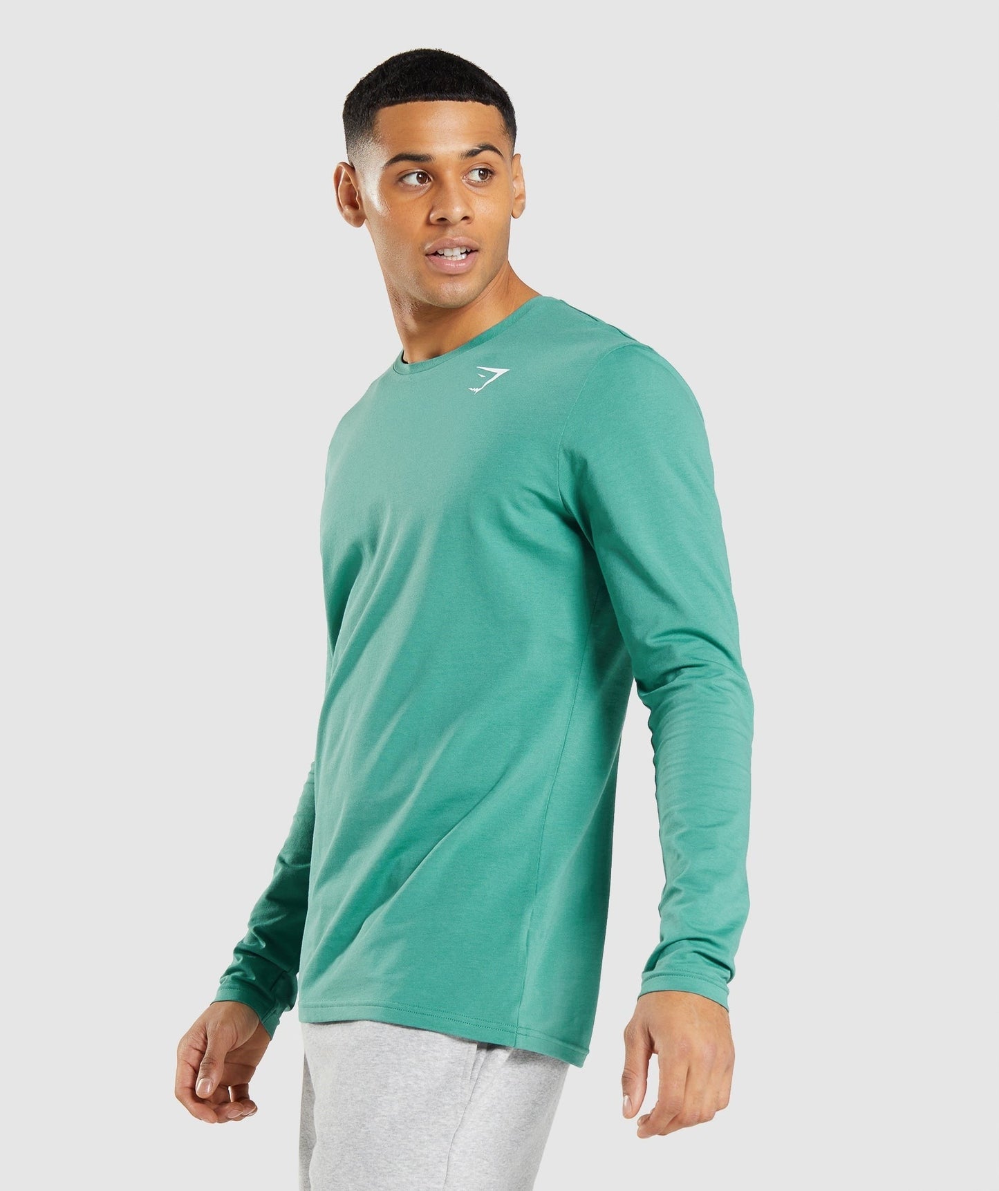 Gymshark Essential Long Sleeve T-Shirt - Alpine Green