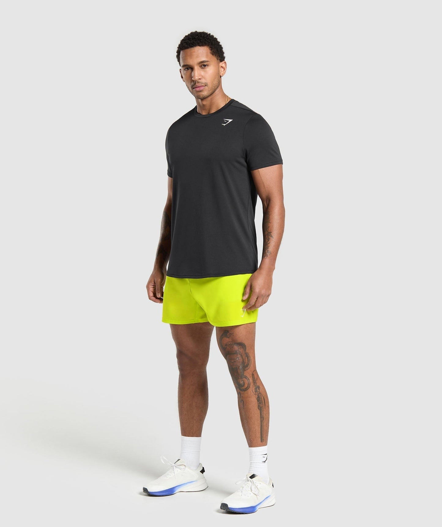 Gymshark Arrival 5" Shorts - Shock Green