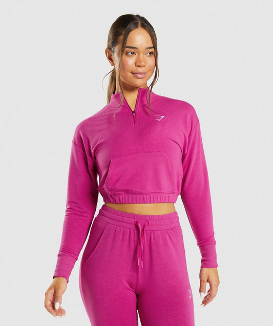 Gymshark Pippa Training Pullover - Dragon Pink