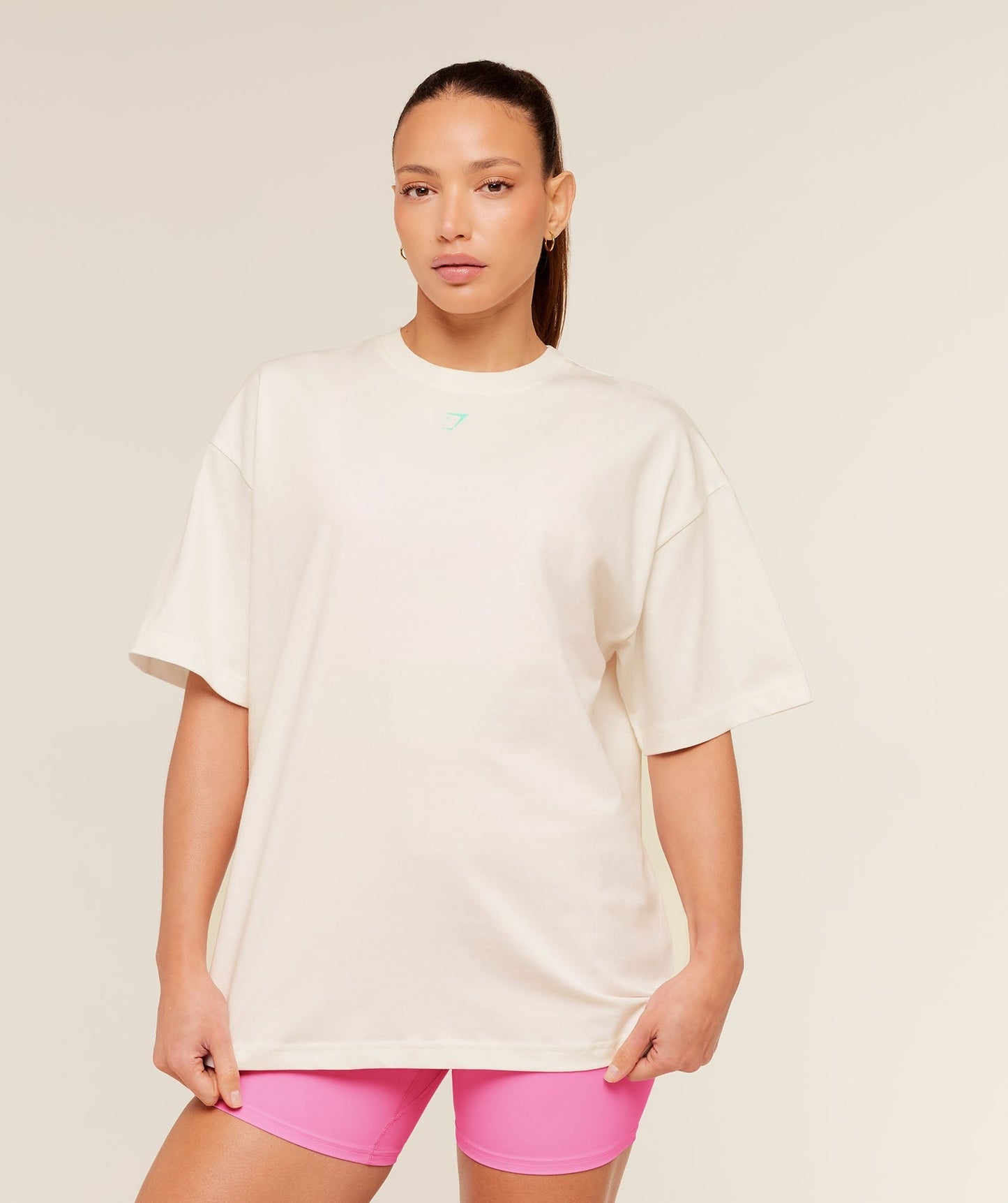 Gymshark Glutey Calls Graphic T-Shirt - Soft White