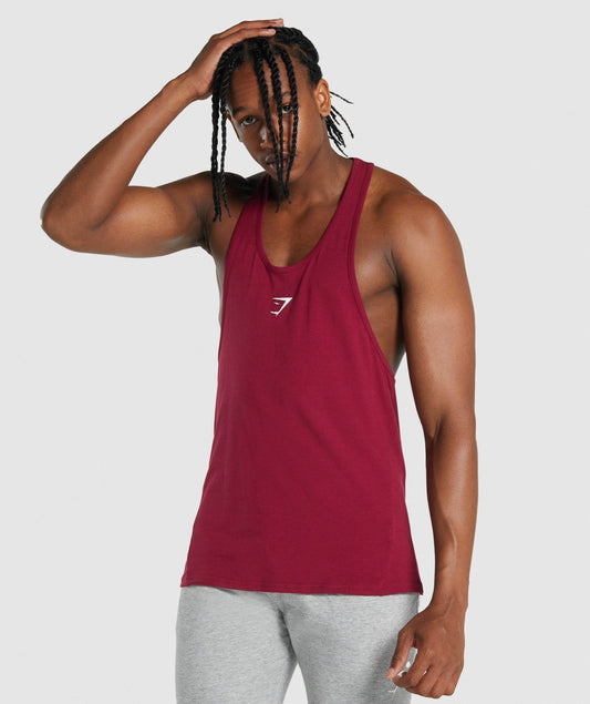 Gymshark Critical 2.0 Stringer - Burgundy