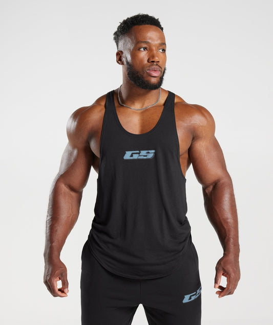 Gymshark Intergalactic Lifting Stringer - Black