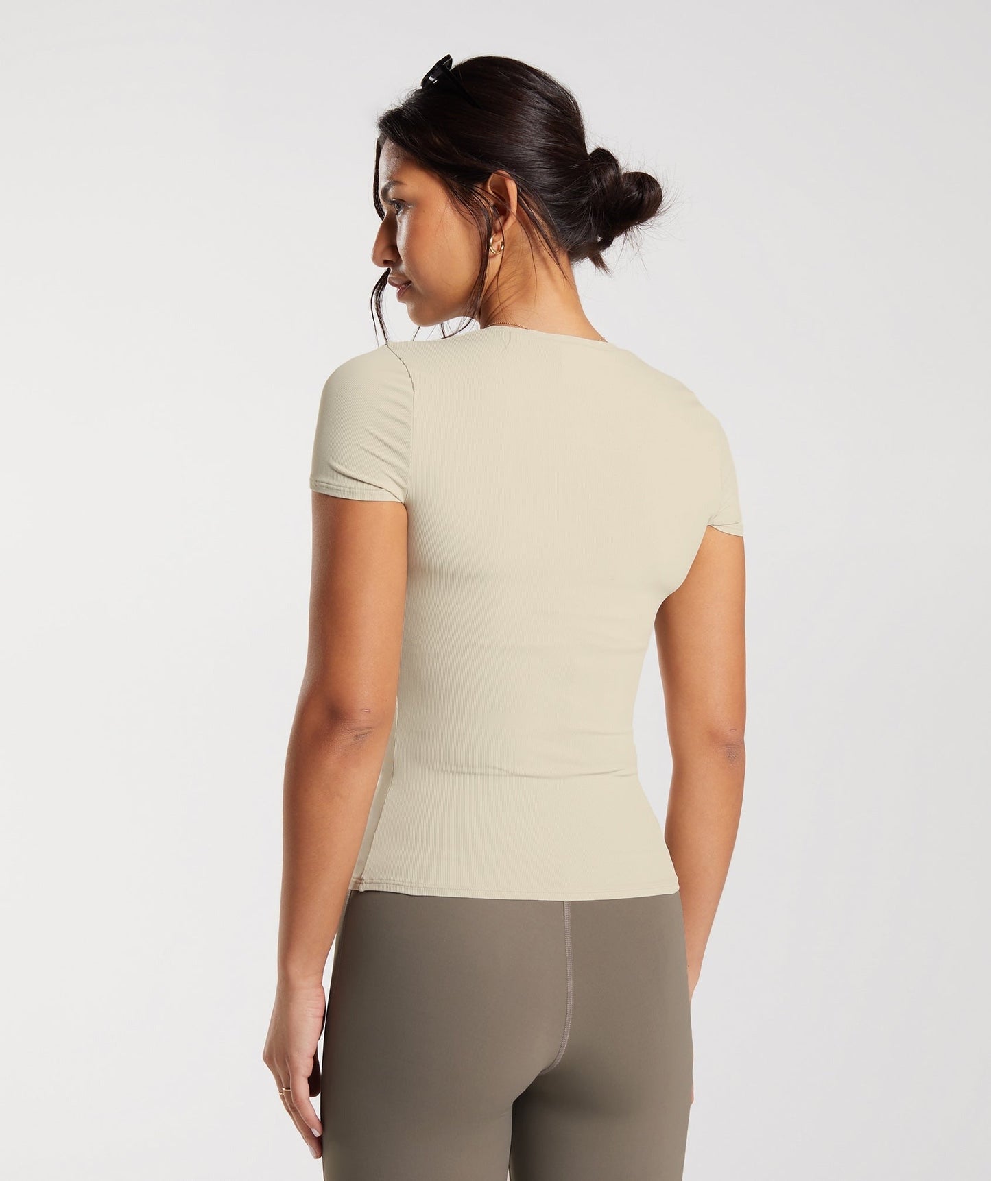 Gymshark Elevate Top - Sandy Brown