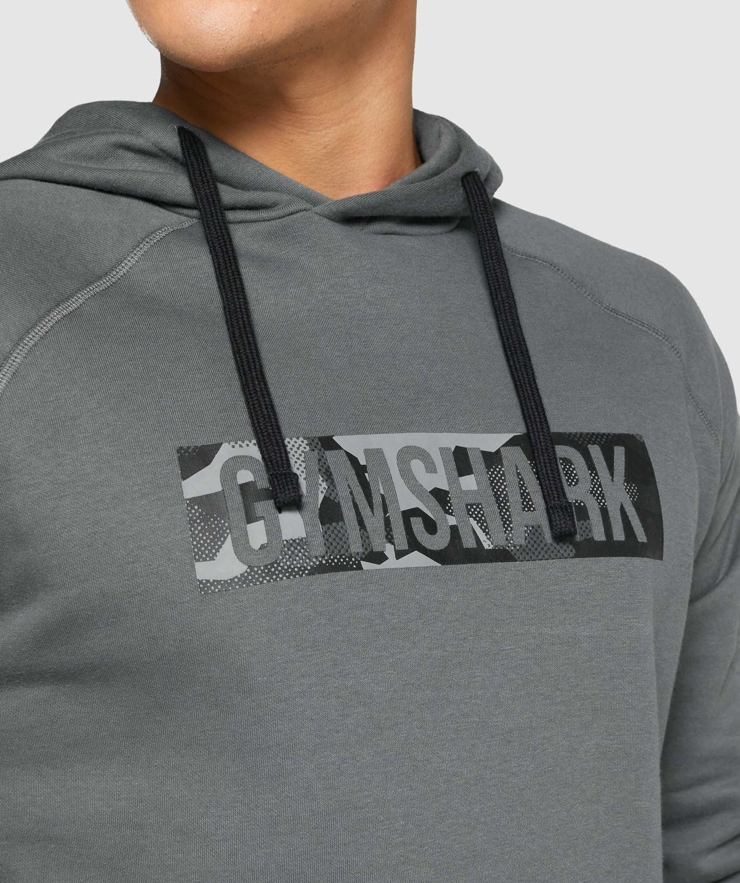 Gymshark Block Infill Hoodie - Charcoal