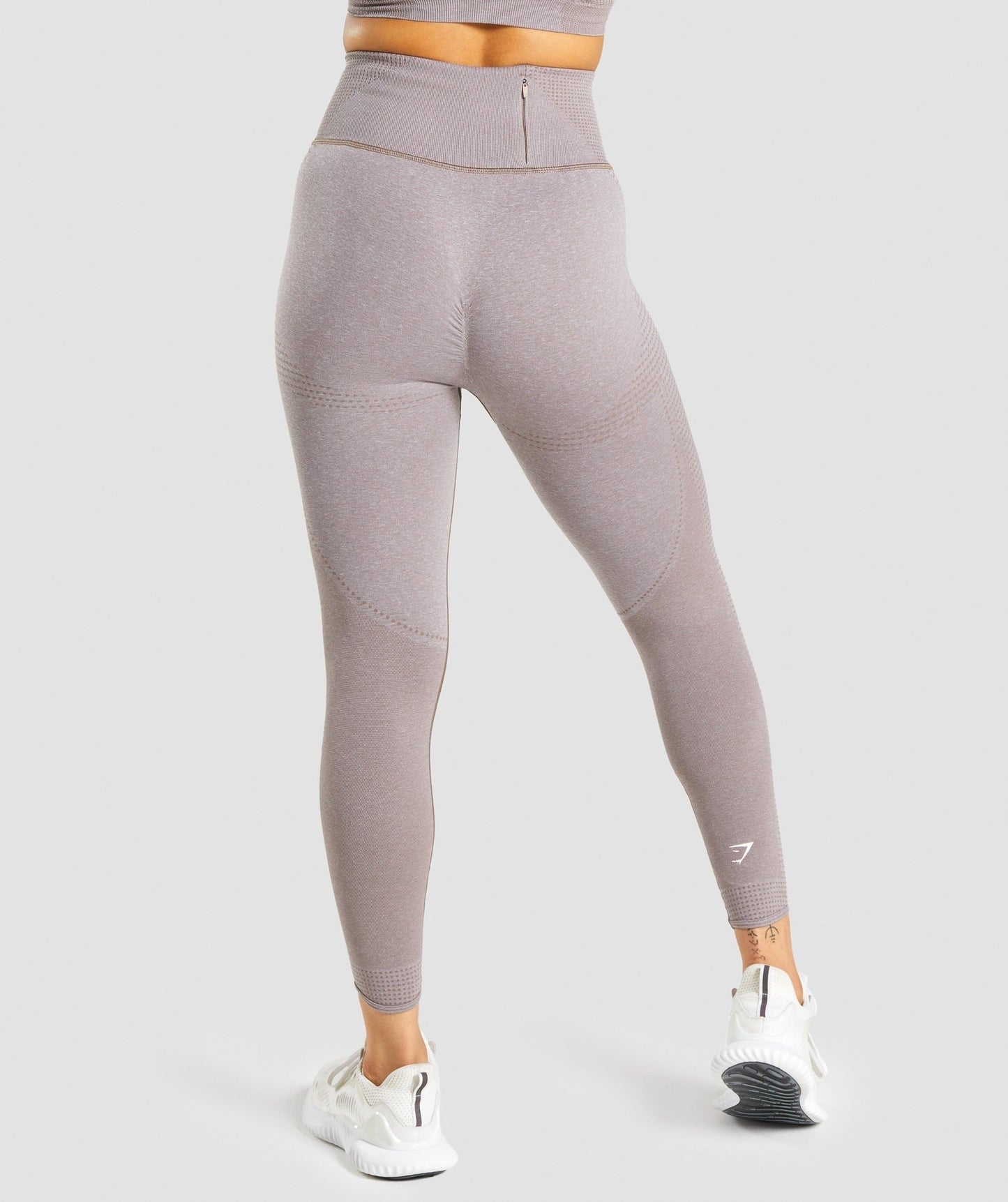 DNU - Gymshark Vital Rise Seamless Leggings - Taupe Marl