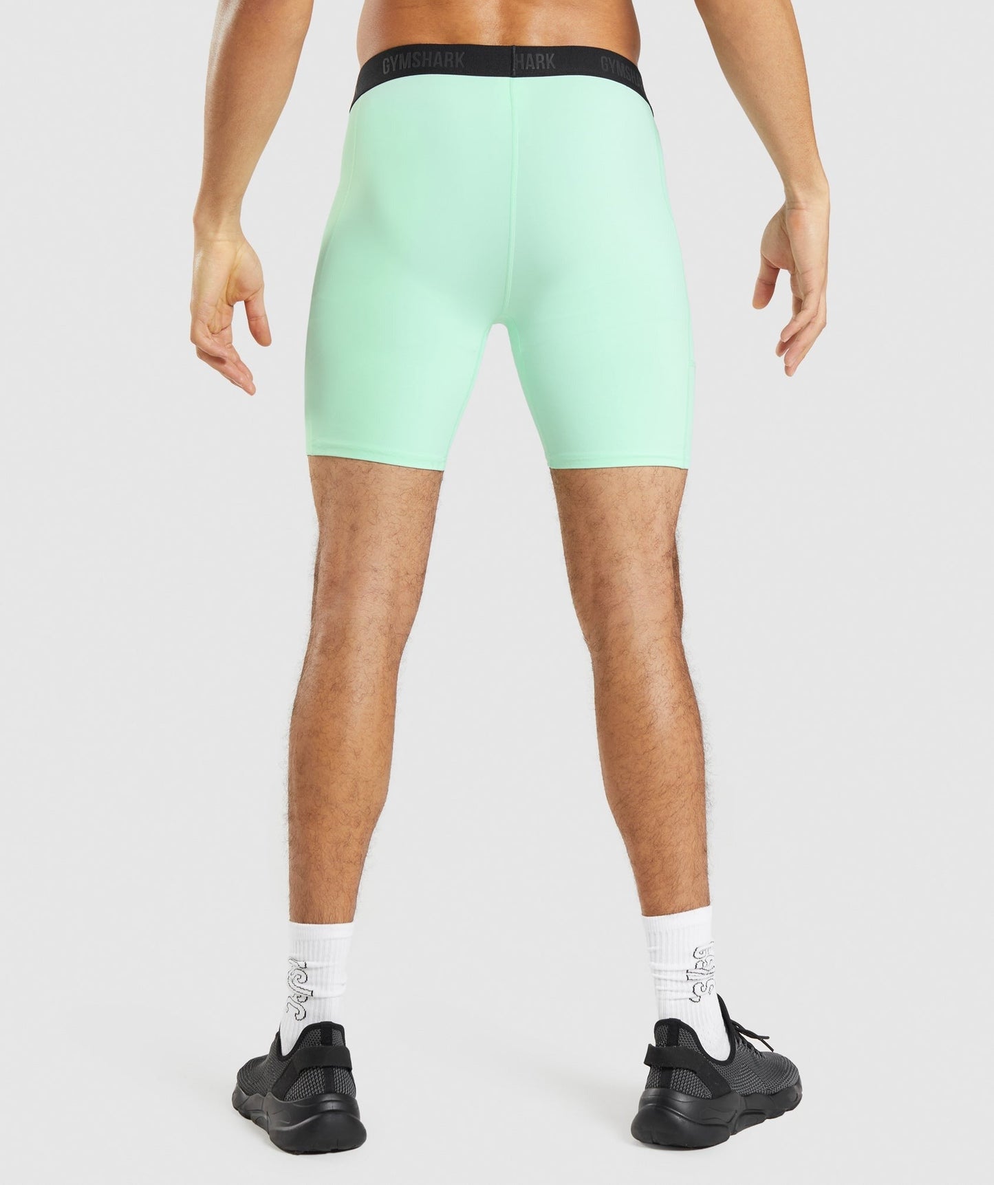 Gymshark //Steve Cook Baselayer Shorts - Turbo Blue