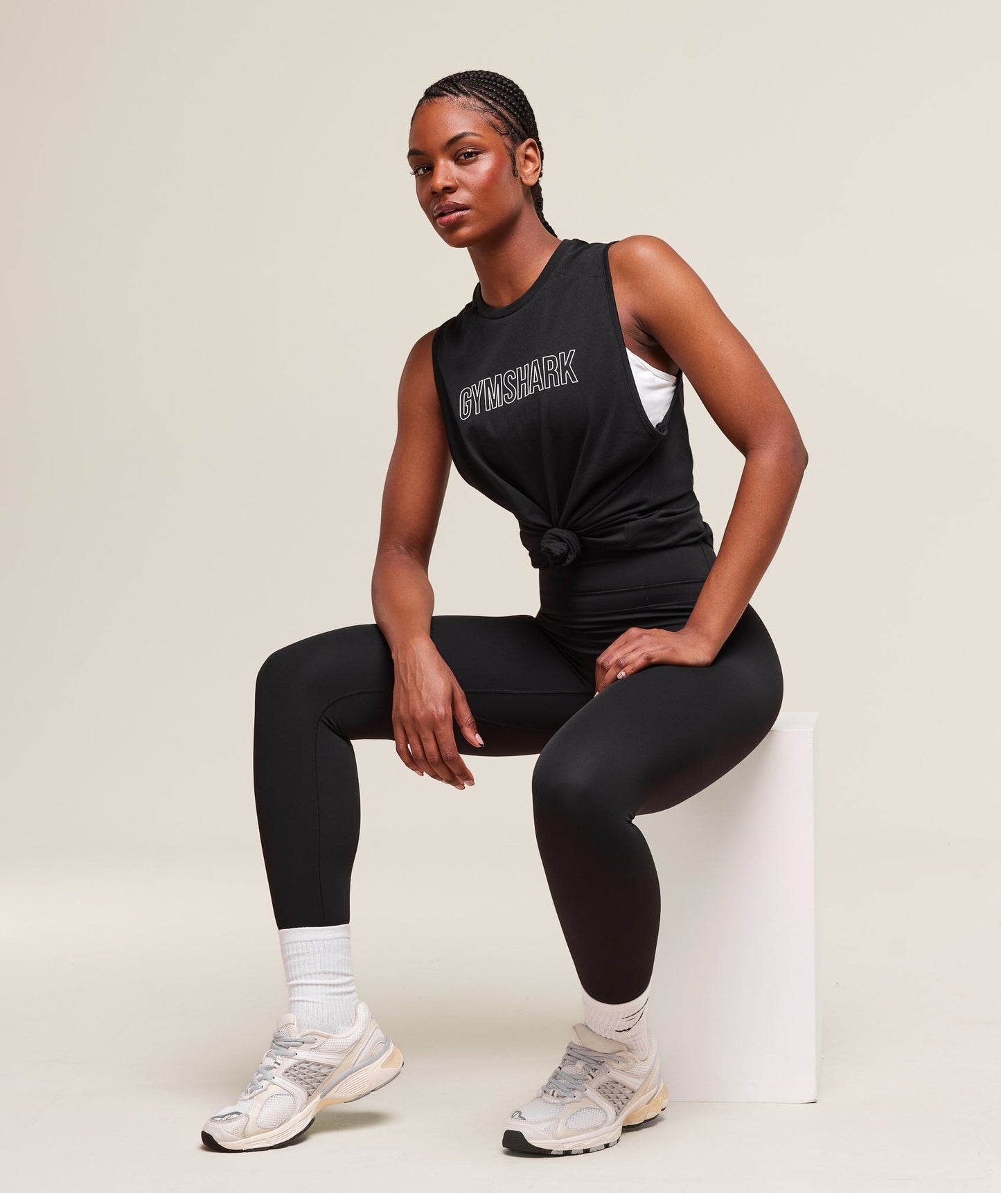 Gymshark Trace Graphic Tank - Black