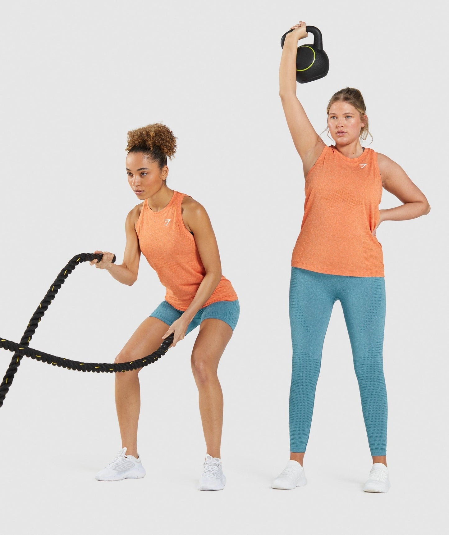 Gymshark Vital Light Tank - Apricot Orange Marl