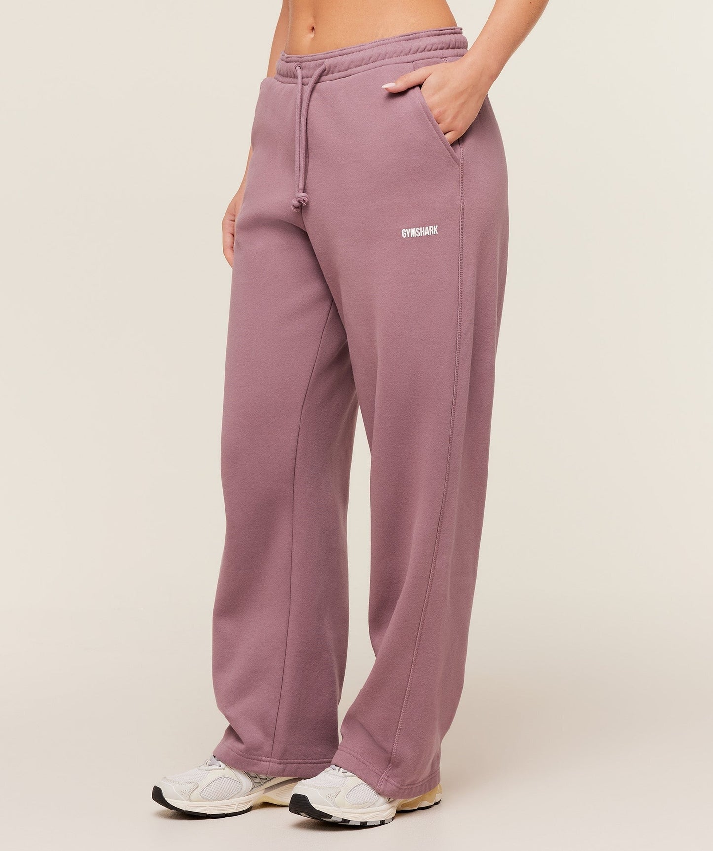 Gymshark Cosy Luxe Straight Leg Regular Joggers - Calm Pink