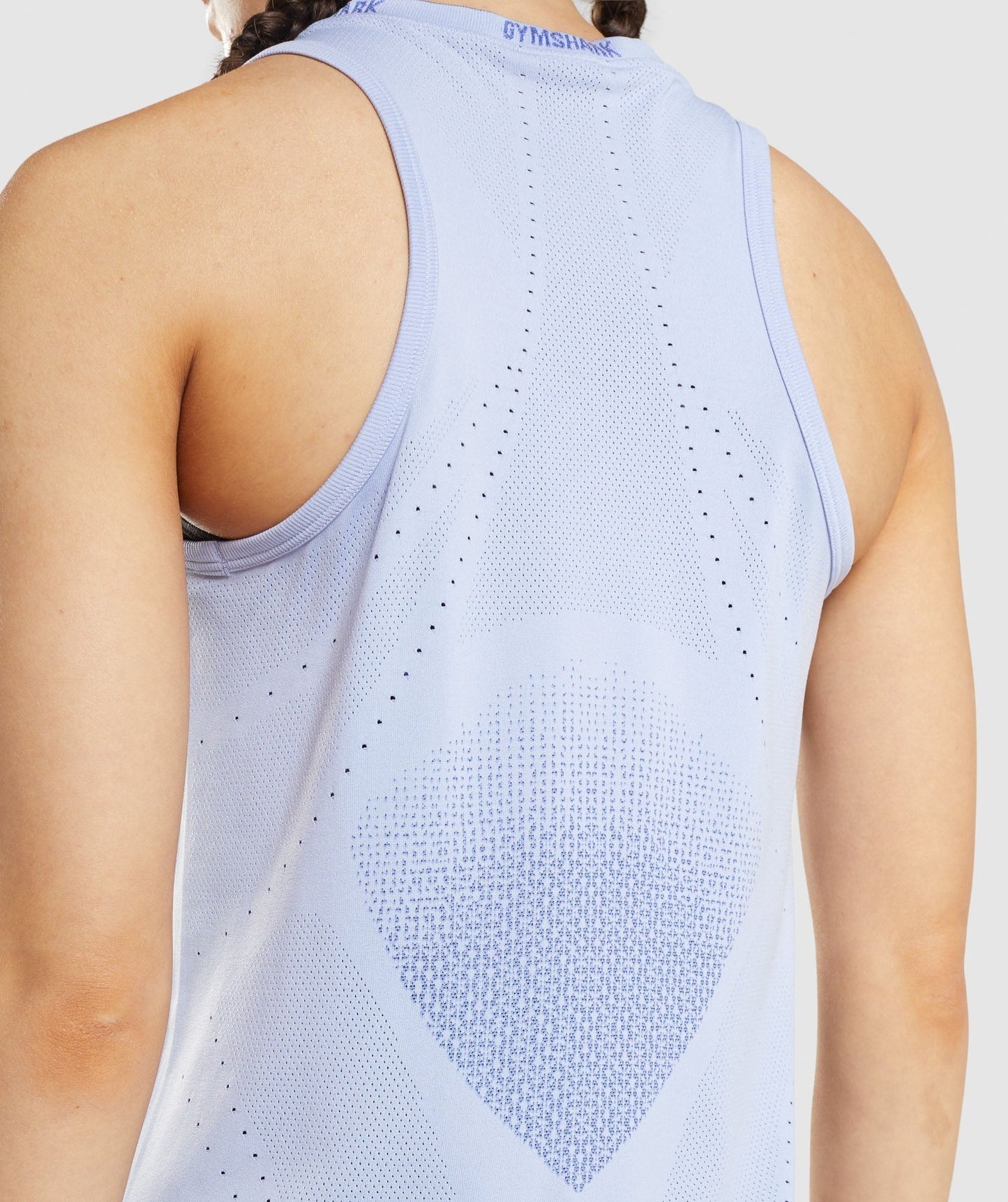 Gymshark Apex Seamless Tank - Lavender Blue/Court Blue