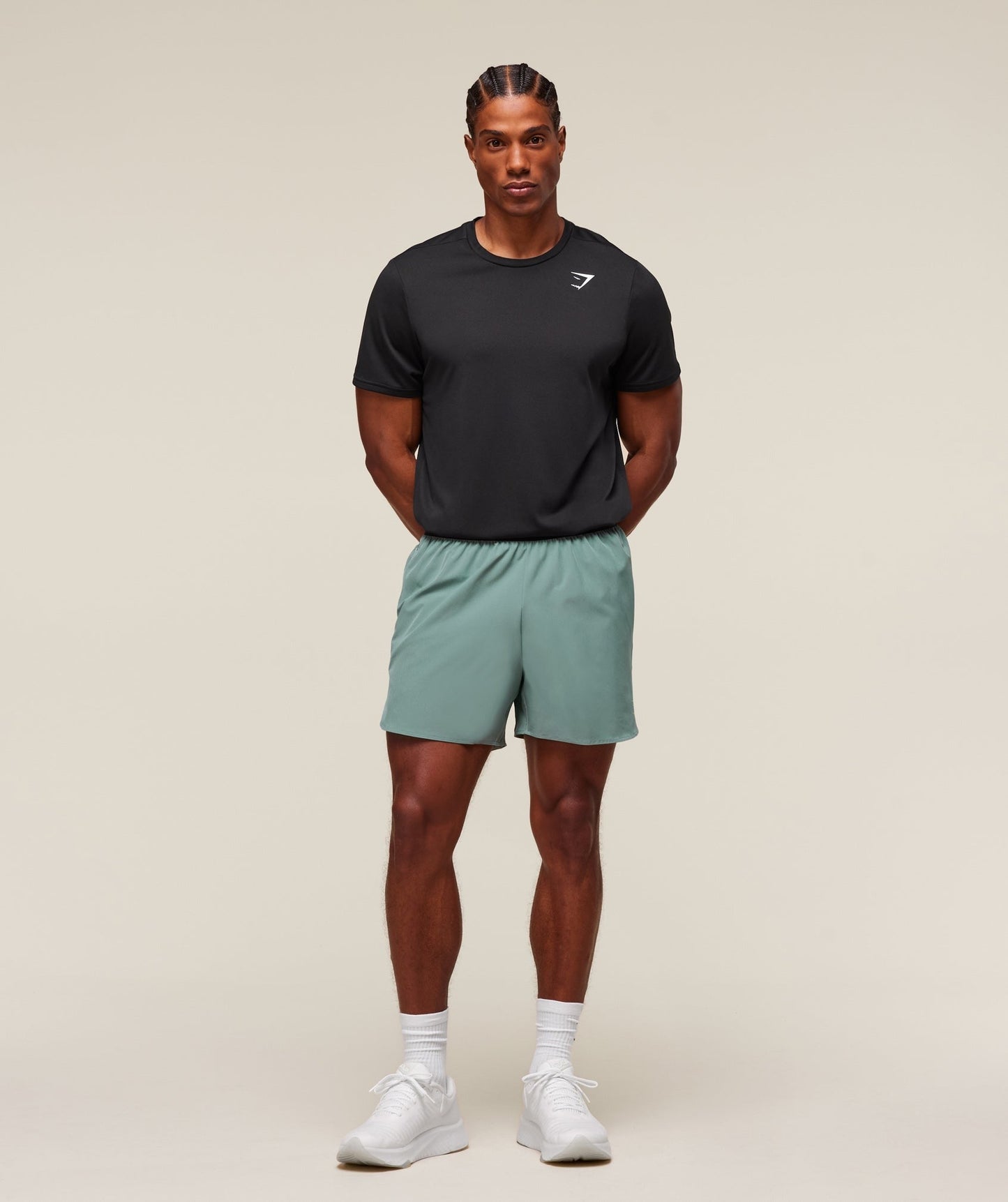 Gymshark Fit Repeat 6" Shorts - Celeste Blue