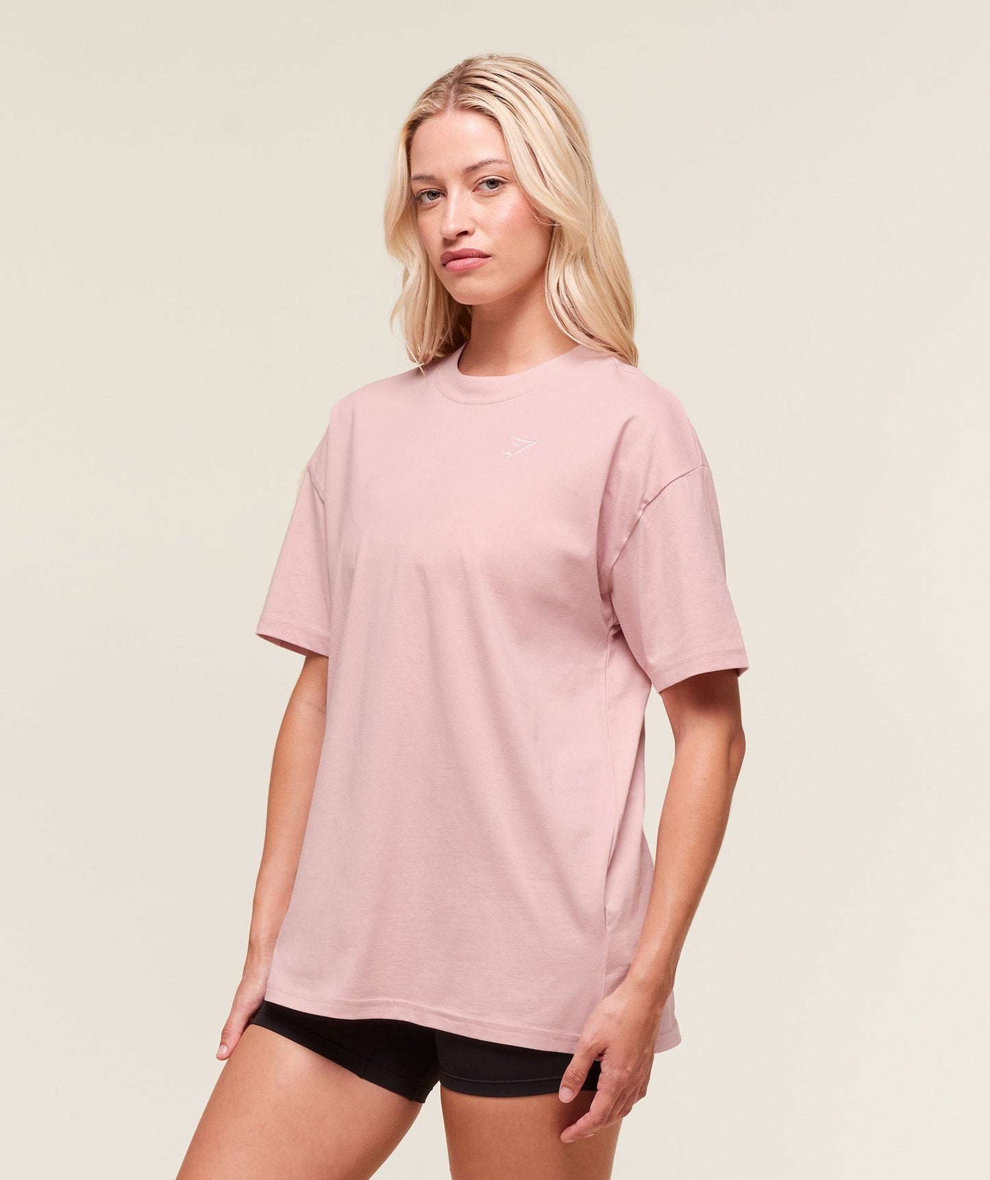 Gymshark Training Oversized T-Shirt - Cloud Pink