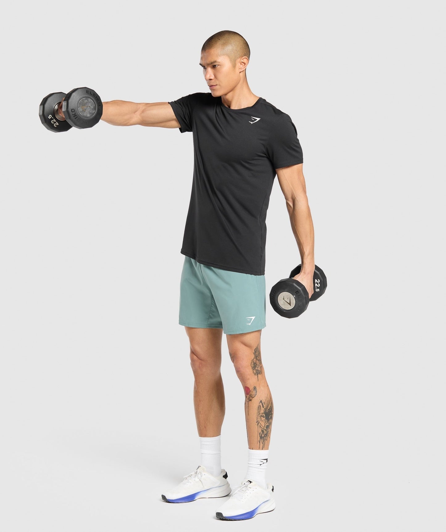 Gymshark Arrival 7" Shorts - Celeste Blue