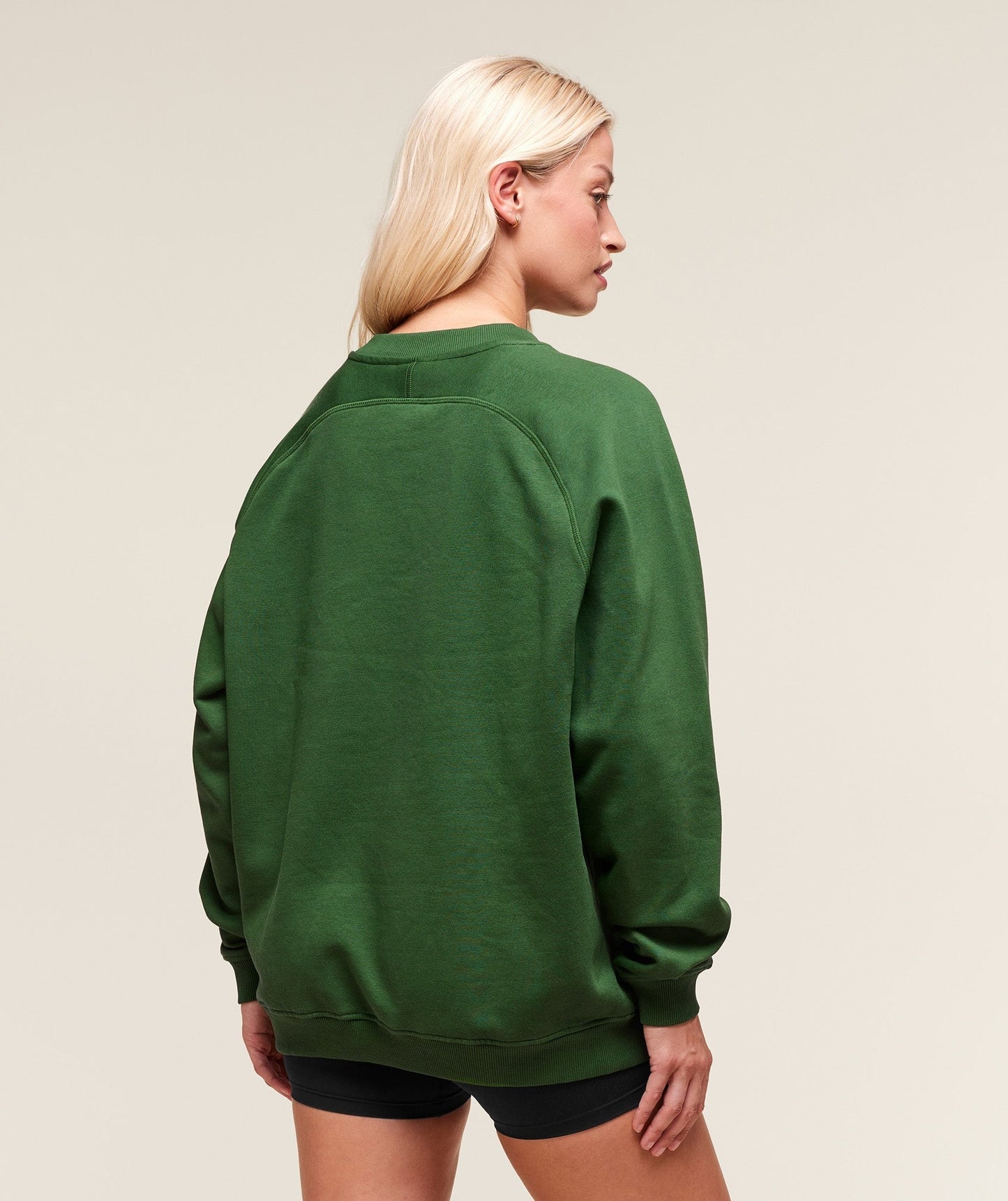 Gymshark Training Oversized Fleece Sweatshirt - Athletic Green