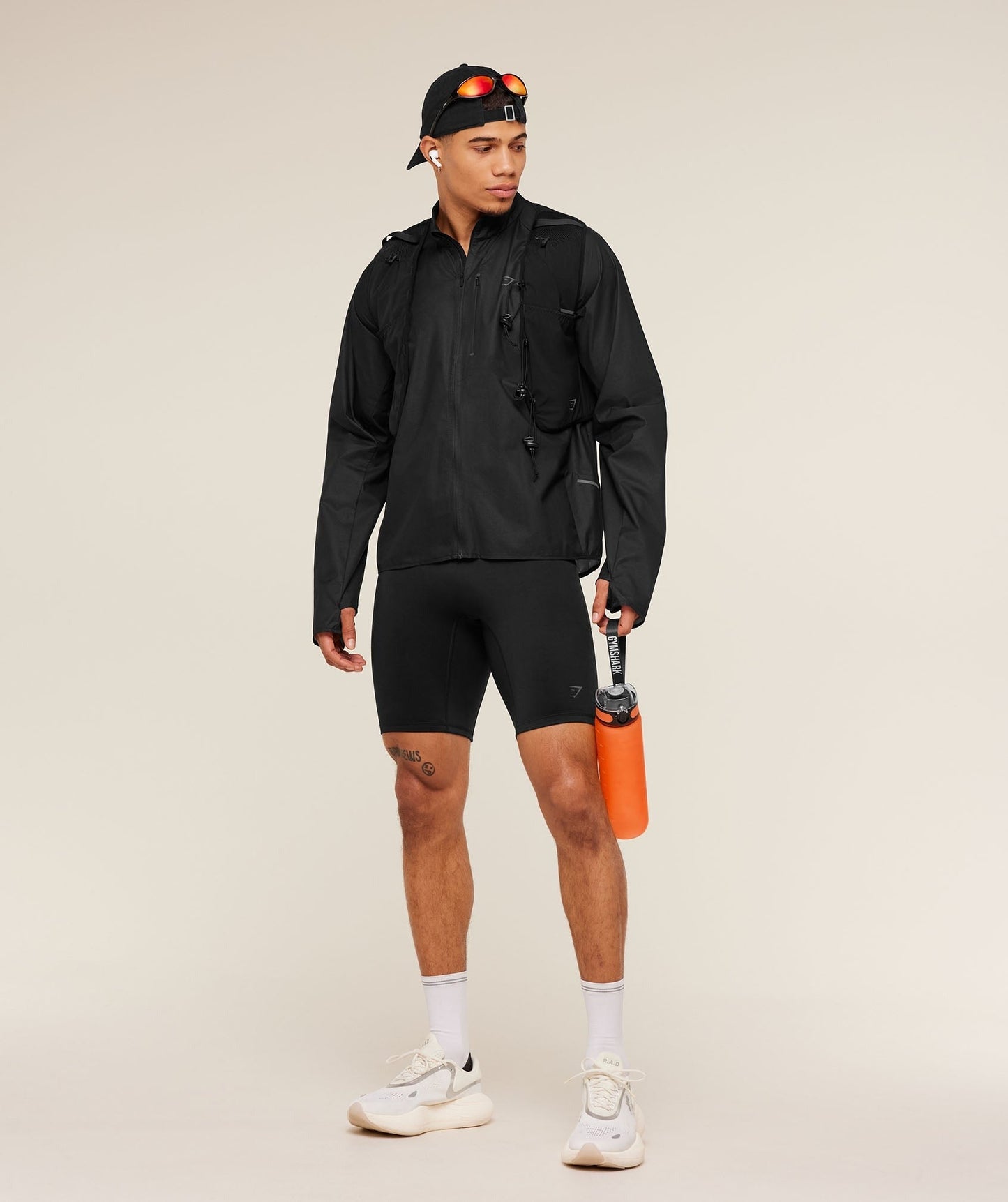 Gymshark Running Elite Lightweight Windbreaker - Black