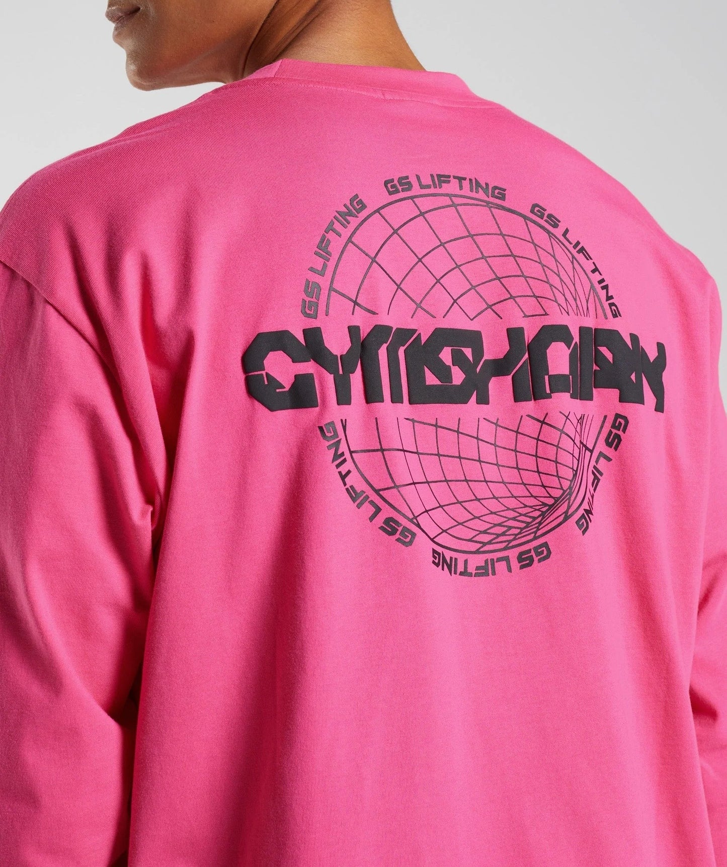 Gymshark Vibes Long Sleeve T-Shirt - Bright Fuchsia