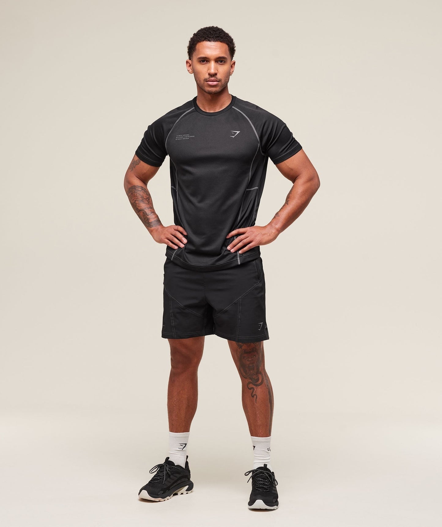 Gymshark Tactical T-Shirt - Black
