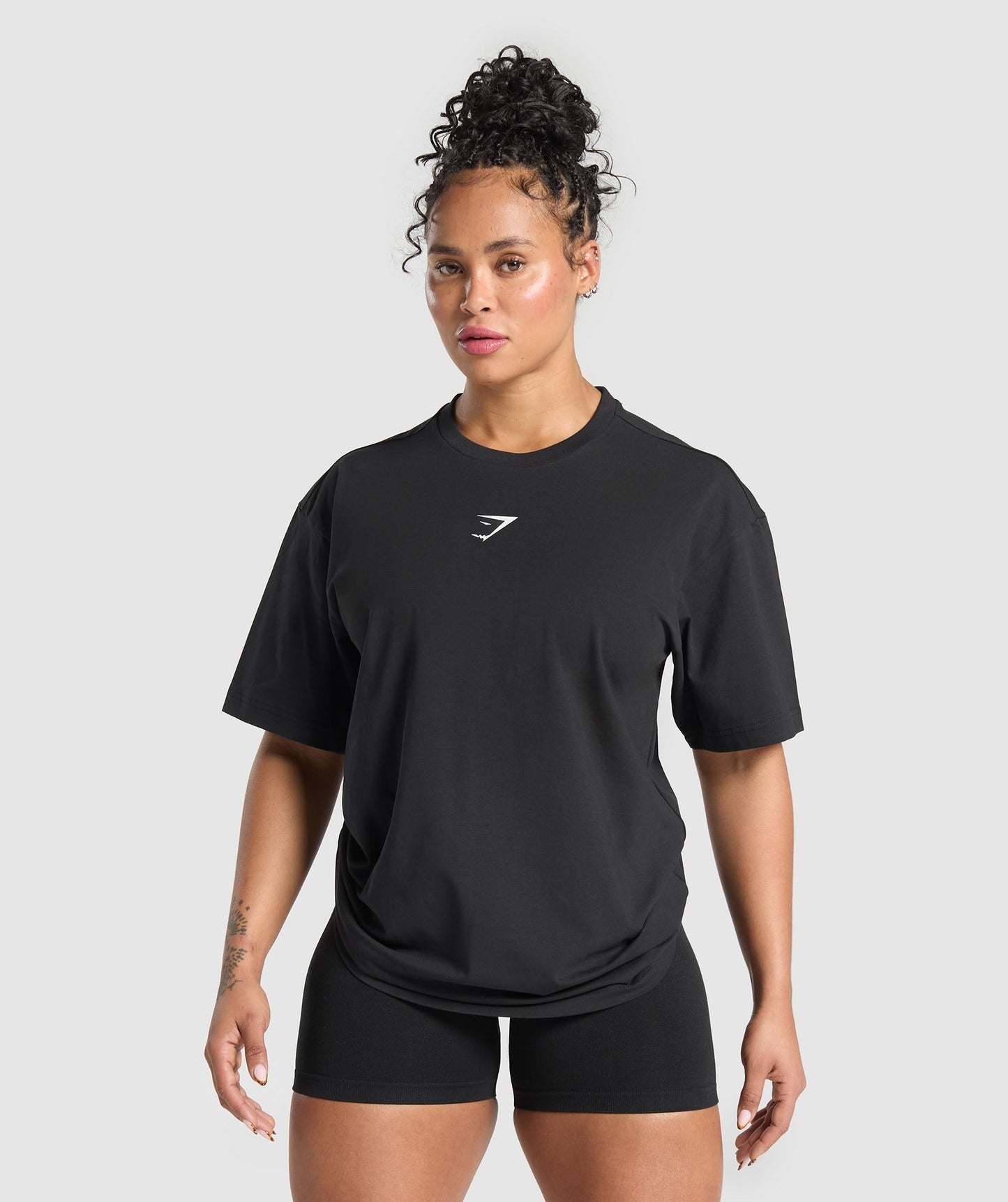 Gymshark GS66 Graphic Oversized T-Shirt - Black