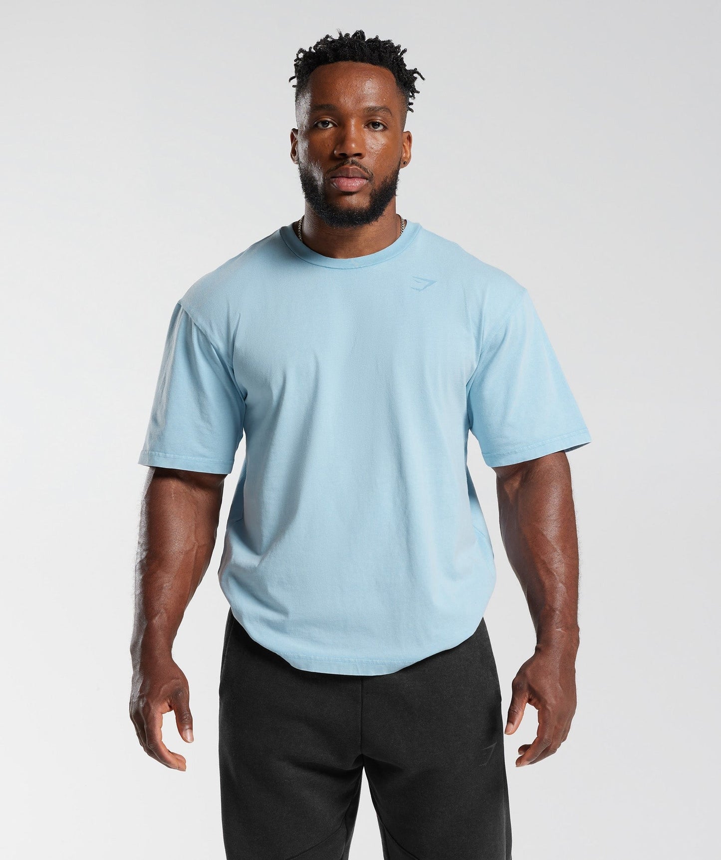 Gymshark Power Washed T-Shirt - Ozone Blue