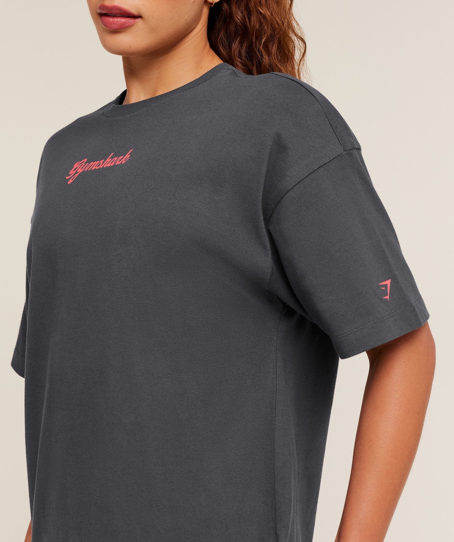 Gymshark Après-Lift Club Oversized T-Shirt - Grey