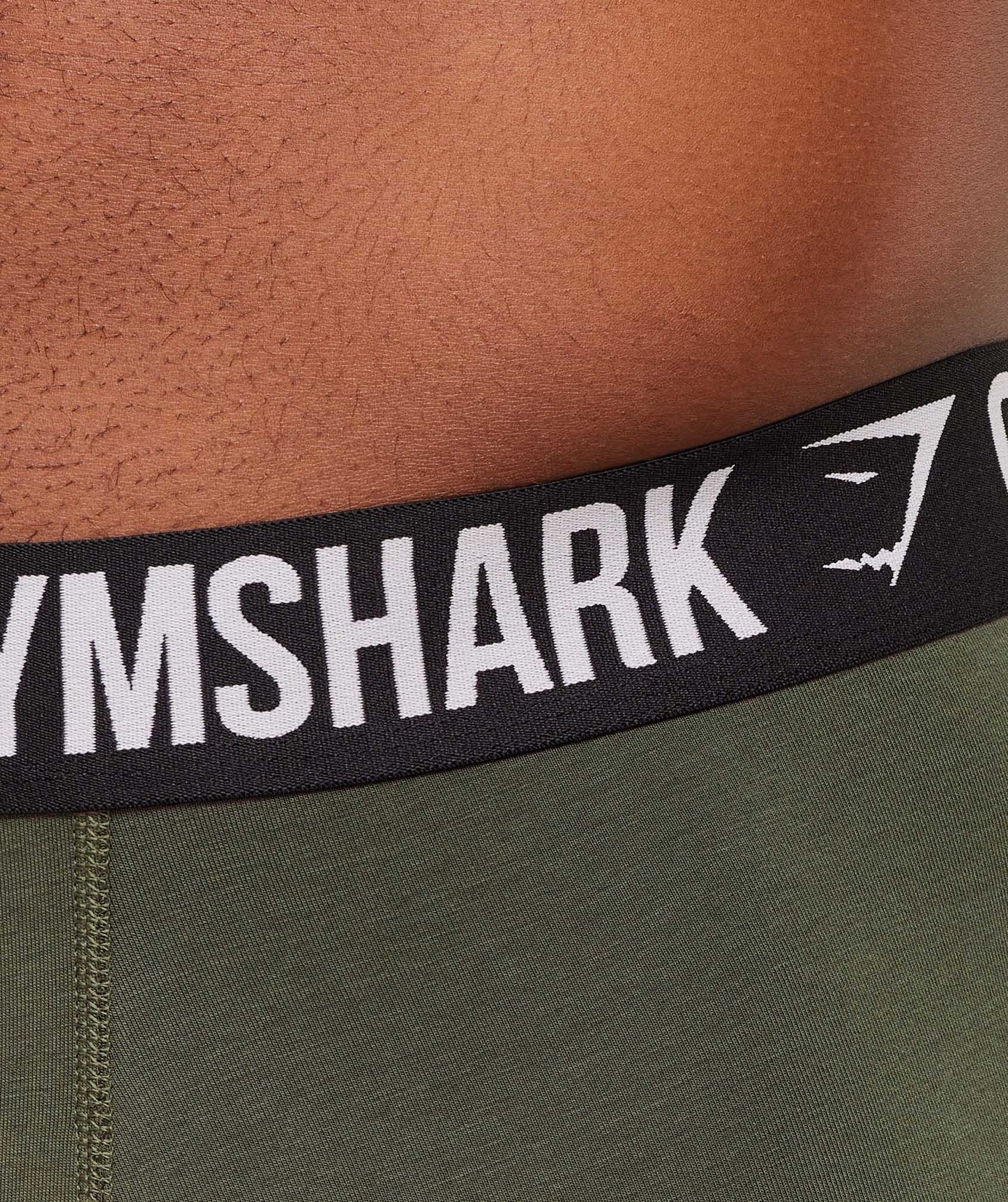 Gymshark Boxer Brief 3PK - Black/Strength Green/Chalk Green
