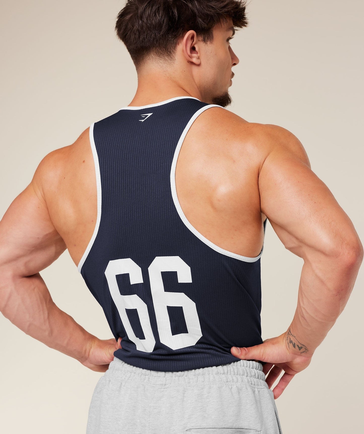Gymshark Collegiate Tech Tank - Heavy Blue