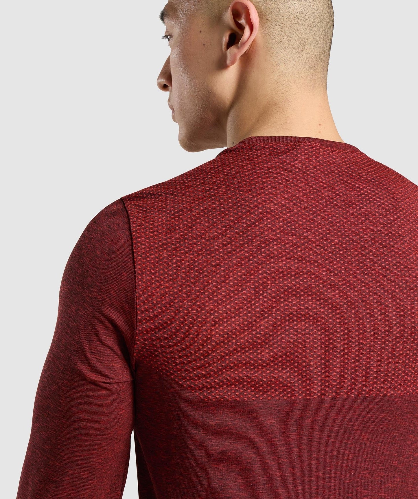 Gymshark Vital Long Sleeve T-Shirt - Red Marl