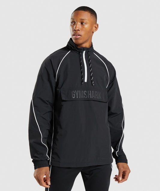 Gymshark Recess Lightweight Jacket - Black/White