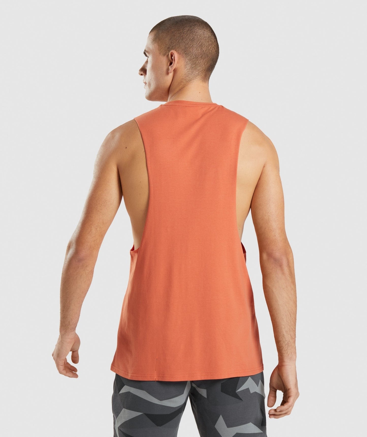 Gymshark Critical 2.0 Drop Arm Tank - Clay Orange