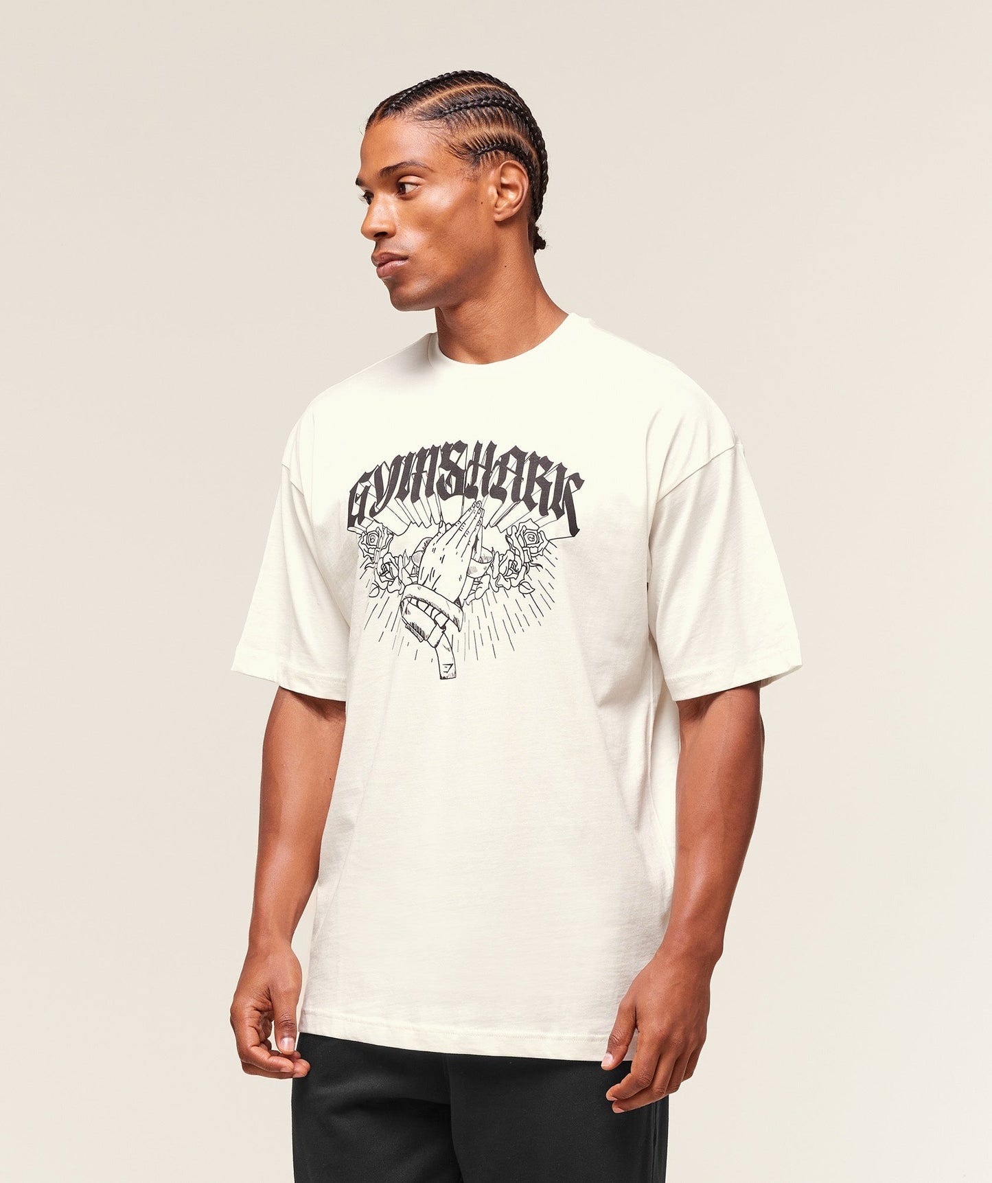 Gymshark Hispanic Heritage T-Shirt - Soft White