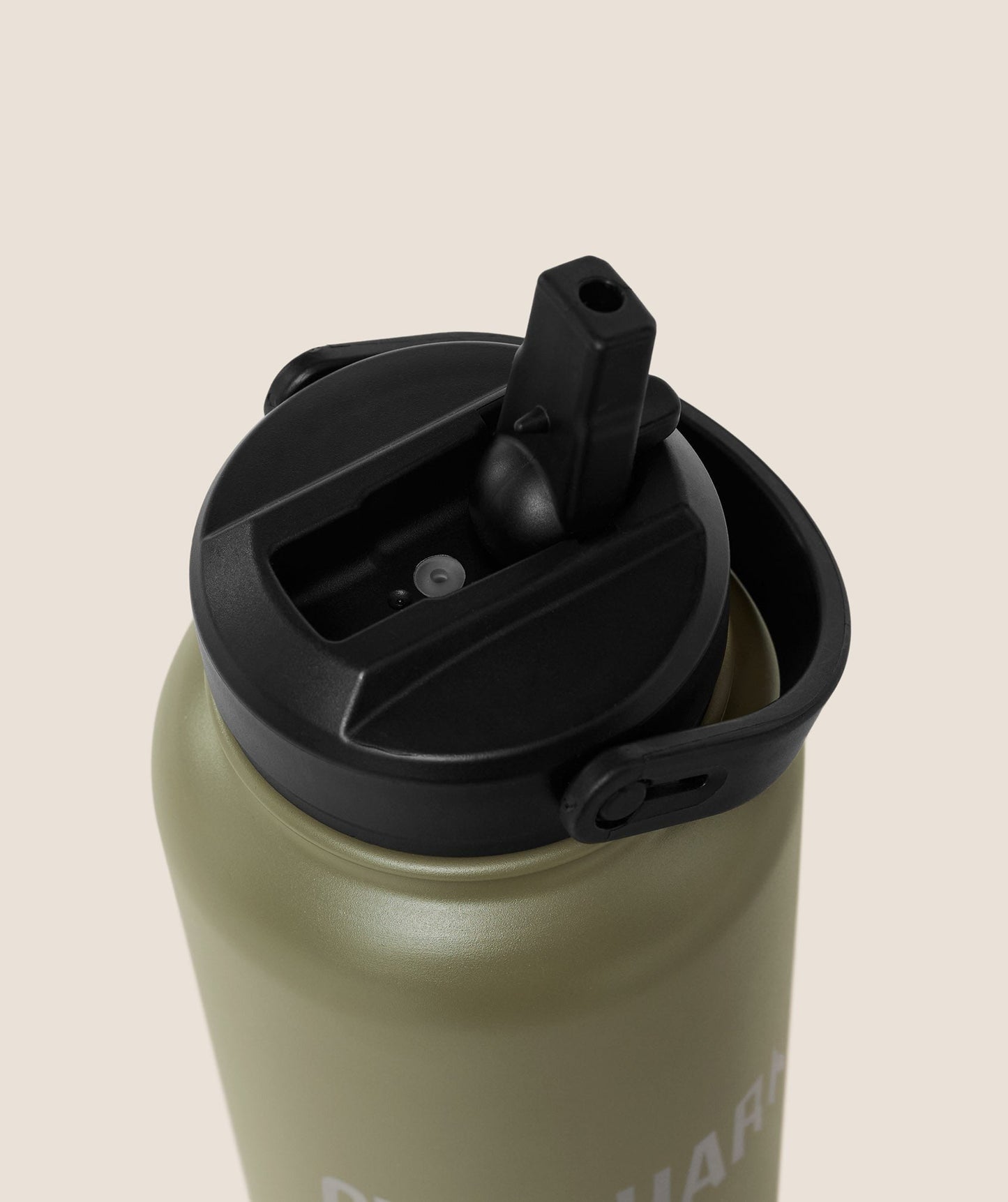 Gymshark Metal Insulated Straw Bottle 1L - GS Grounded Green