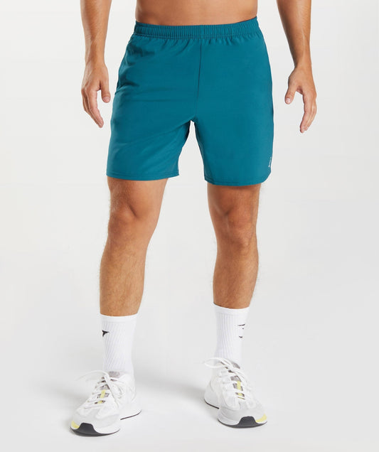 Gymshark Arrival 7" Shorts - Atlantic Blue