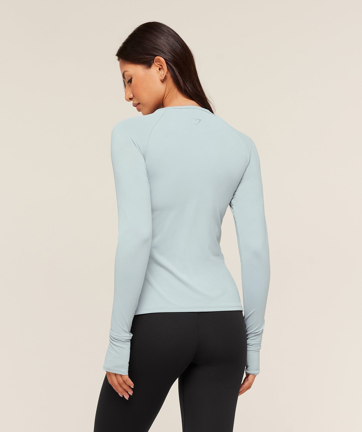 Gymshark Running Sleeve Top - Smoke Blue